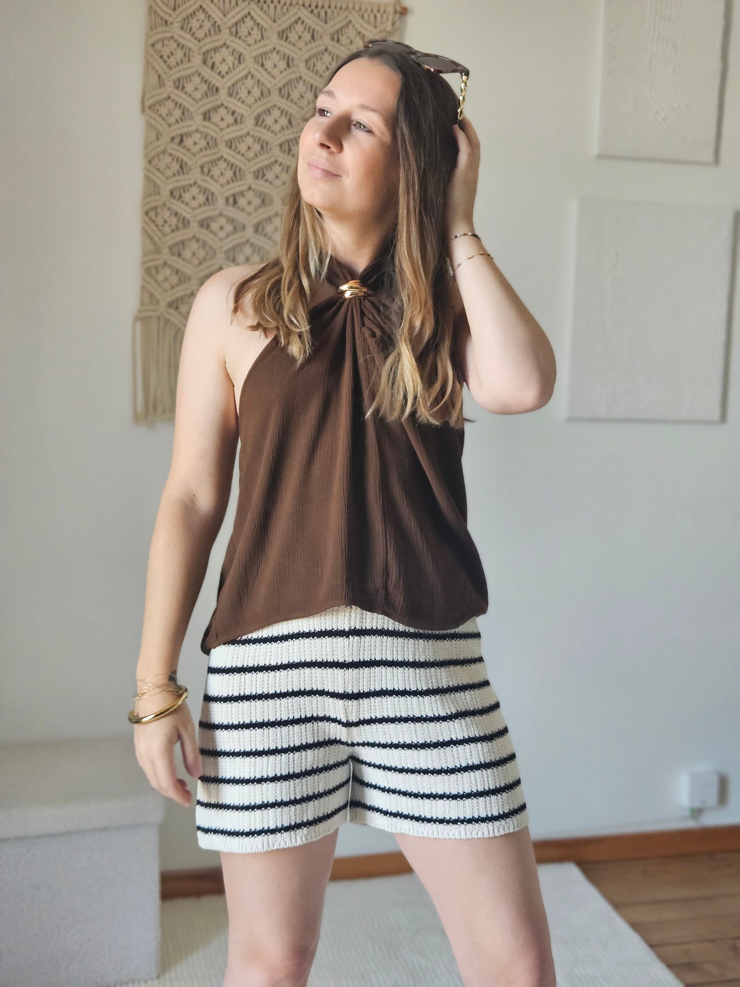 Short rayé - Violette concept store