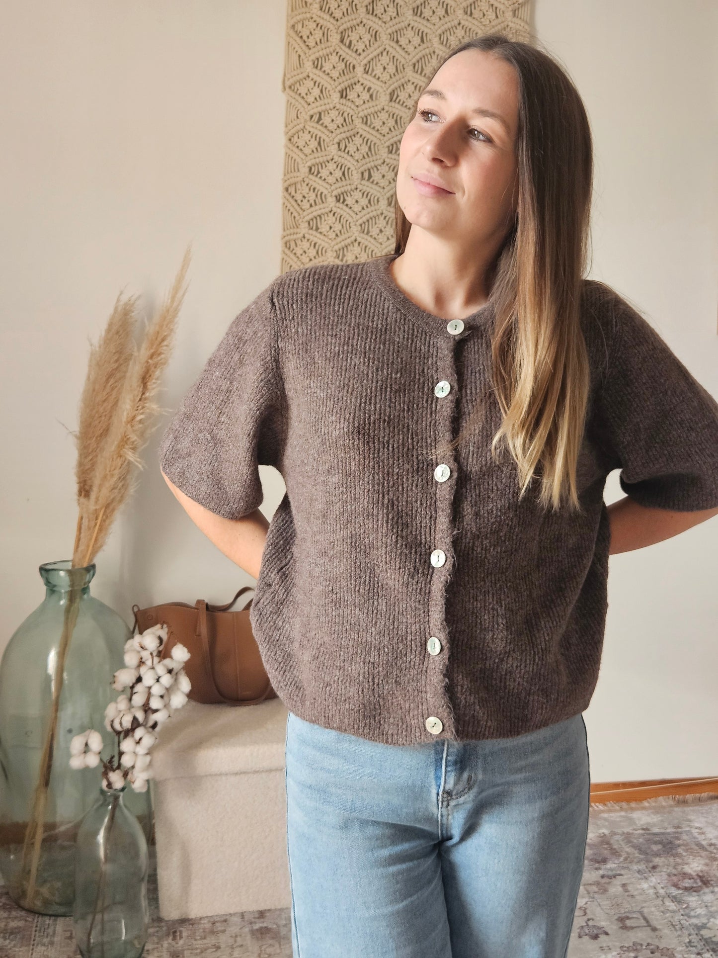 Gilet noisette