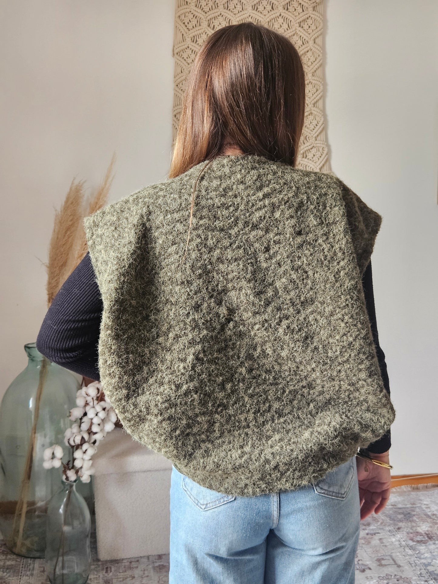 Veste sans manche kaki