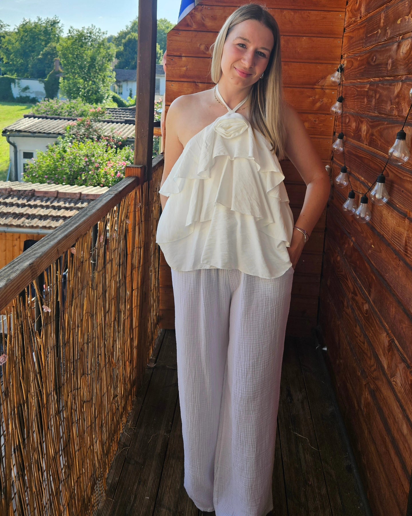 Pantalon blanc - Violette concept store