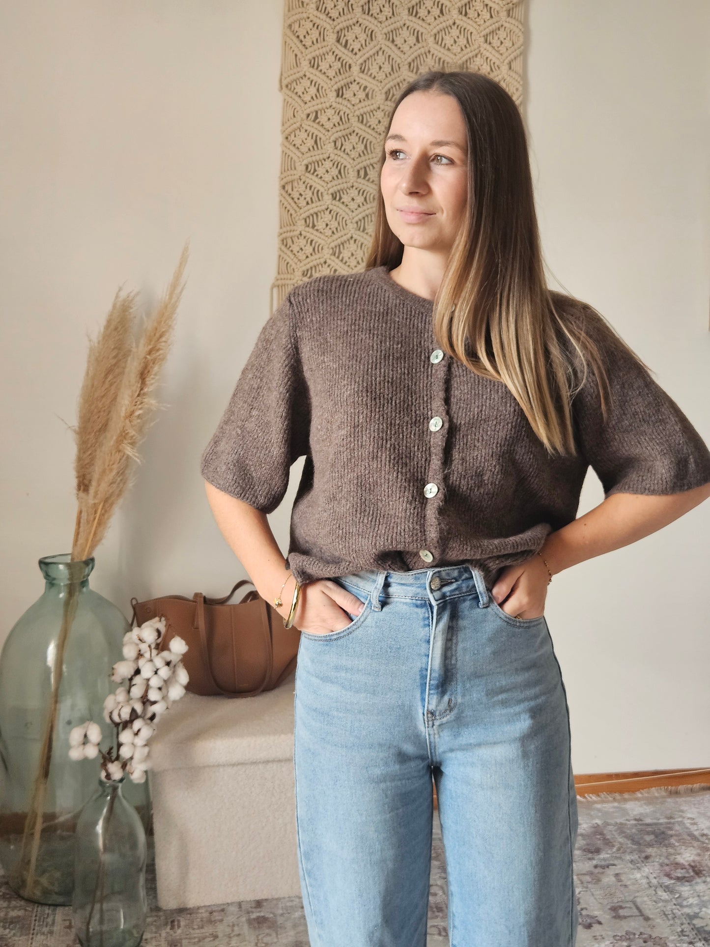 Gilet noisette