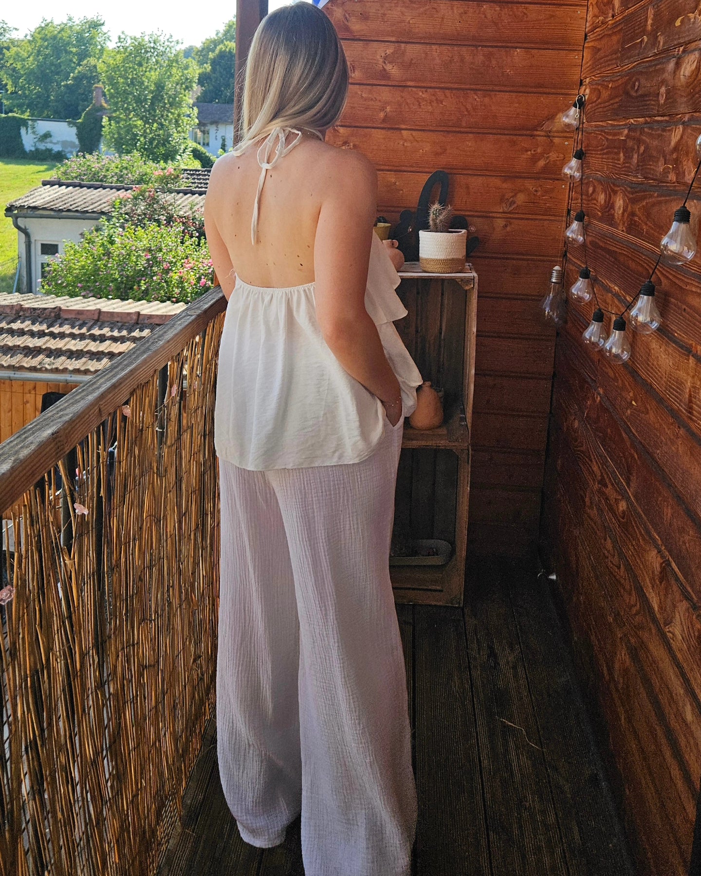 Pantalon blanc - Violette concept store