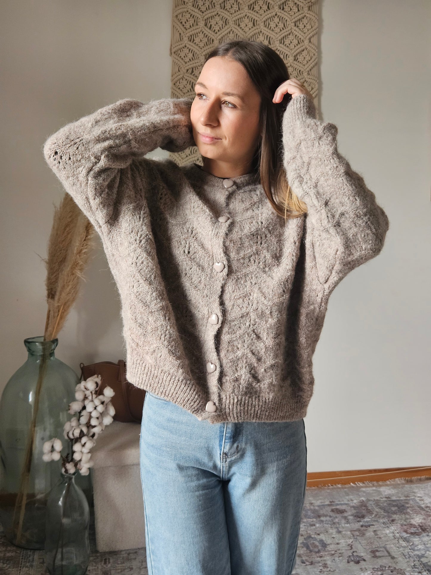 Gilet marron clair