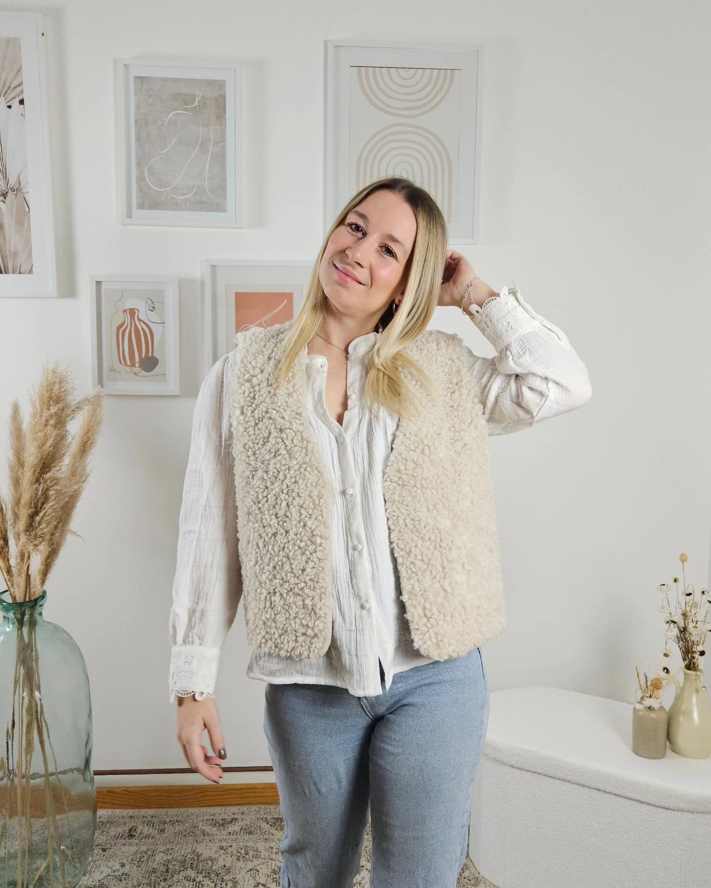 Blouse en gaze de coton