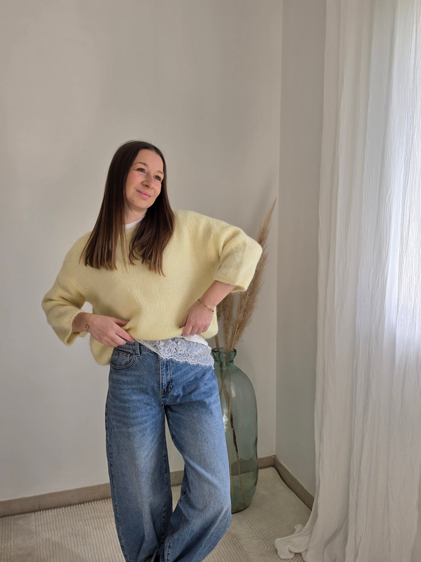 Pull jaune - Violette concept store