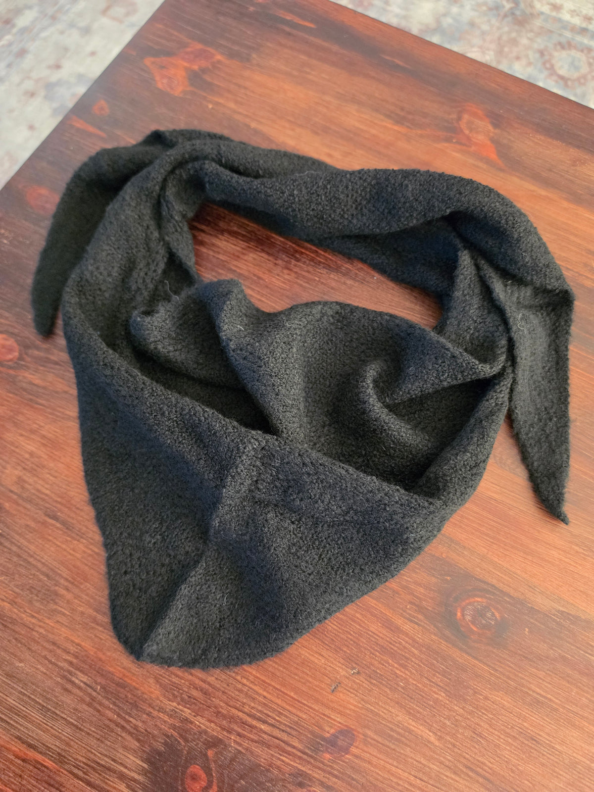 Foulard maille - cœur