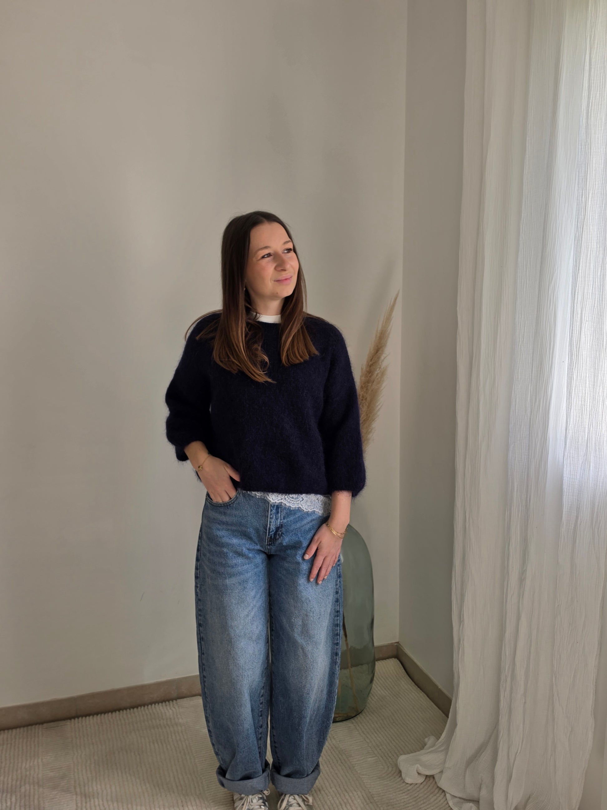 Pull bleu marine - Violette concept store