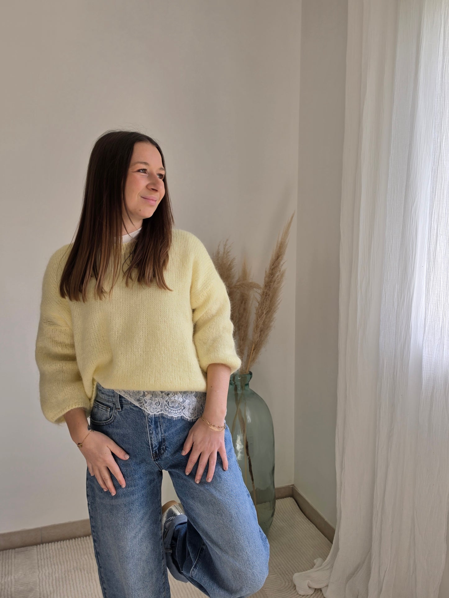 Pull jaune - Violette concept store