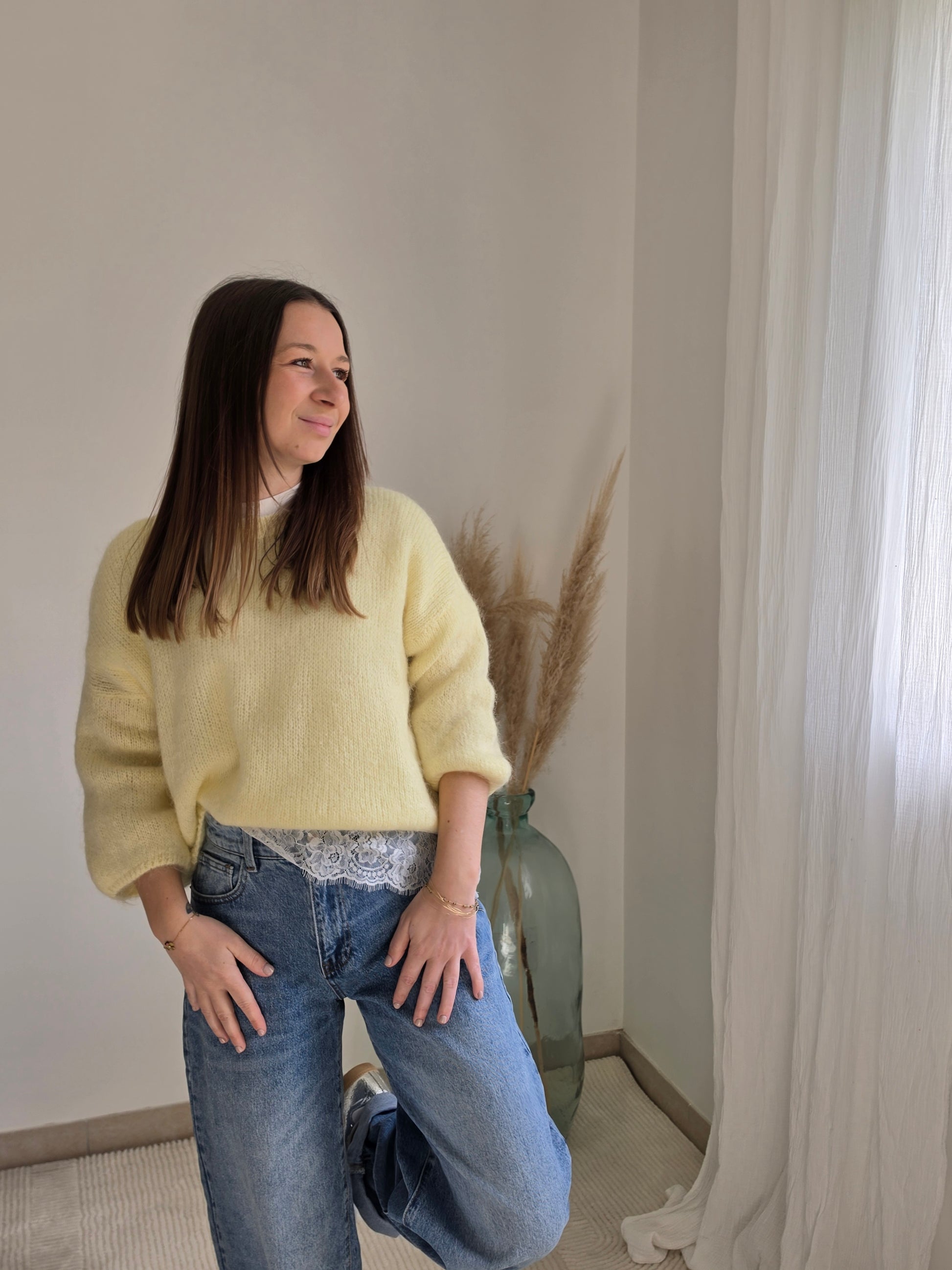 Pull jaune - Violette concept store