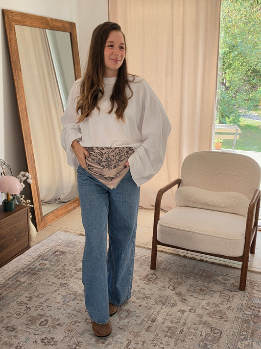 Haut basic blanc - Violette concept store