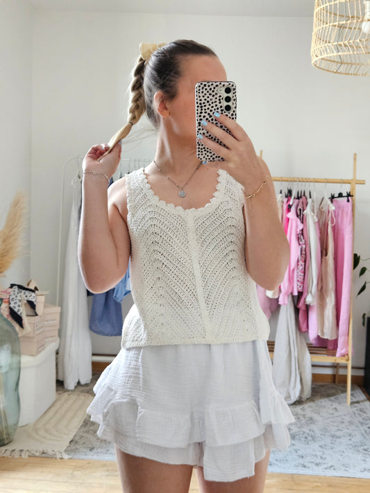 Top en crochet