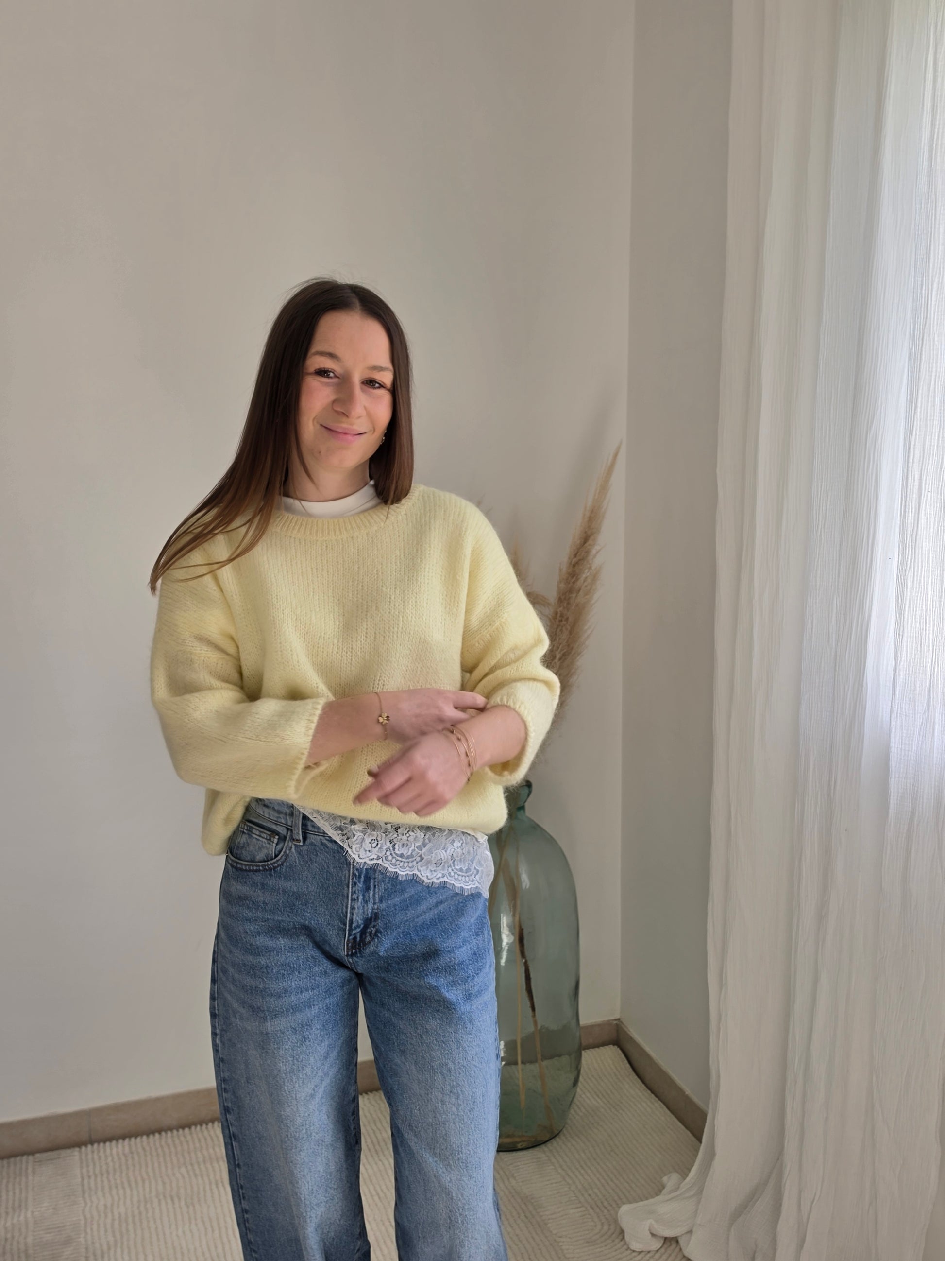 Pull jaune - Violette concept store