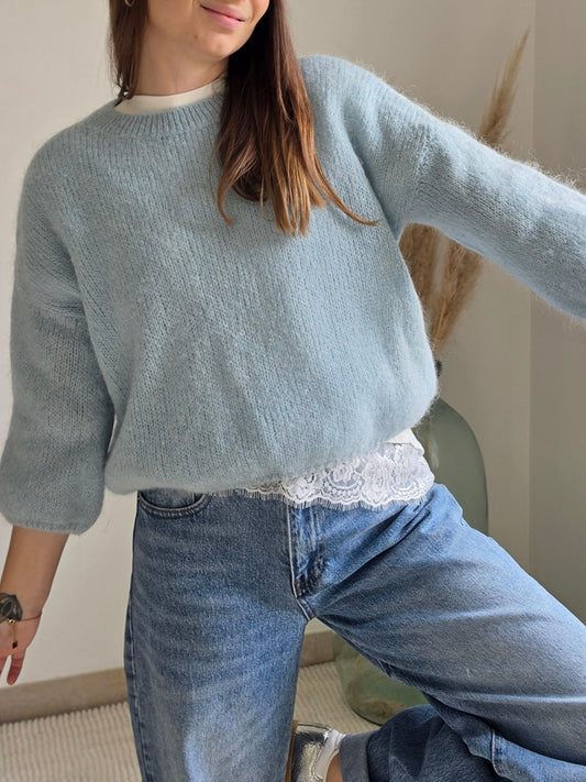 Pull bleu ciel - Violette concept store
