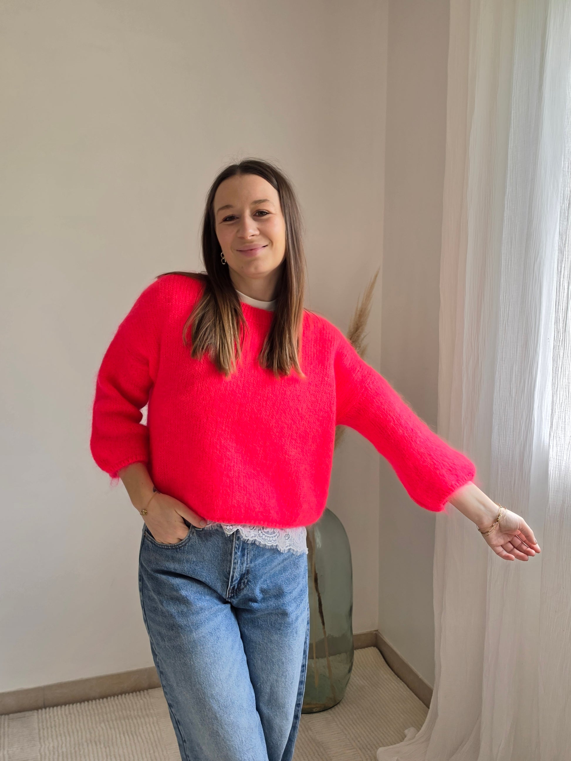 Pull corail - Violette concept store