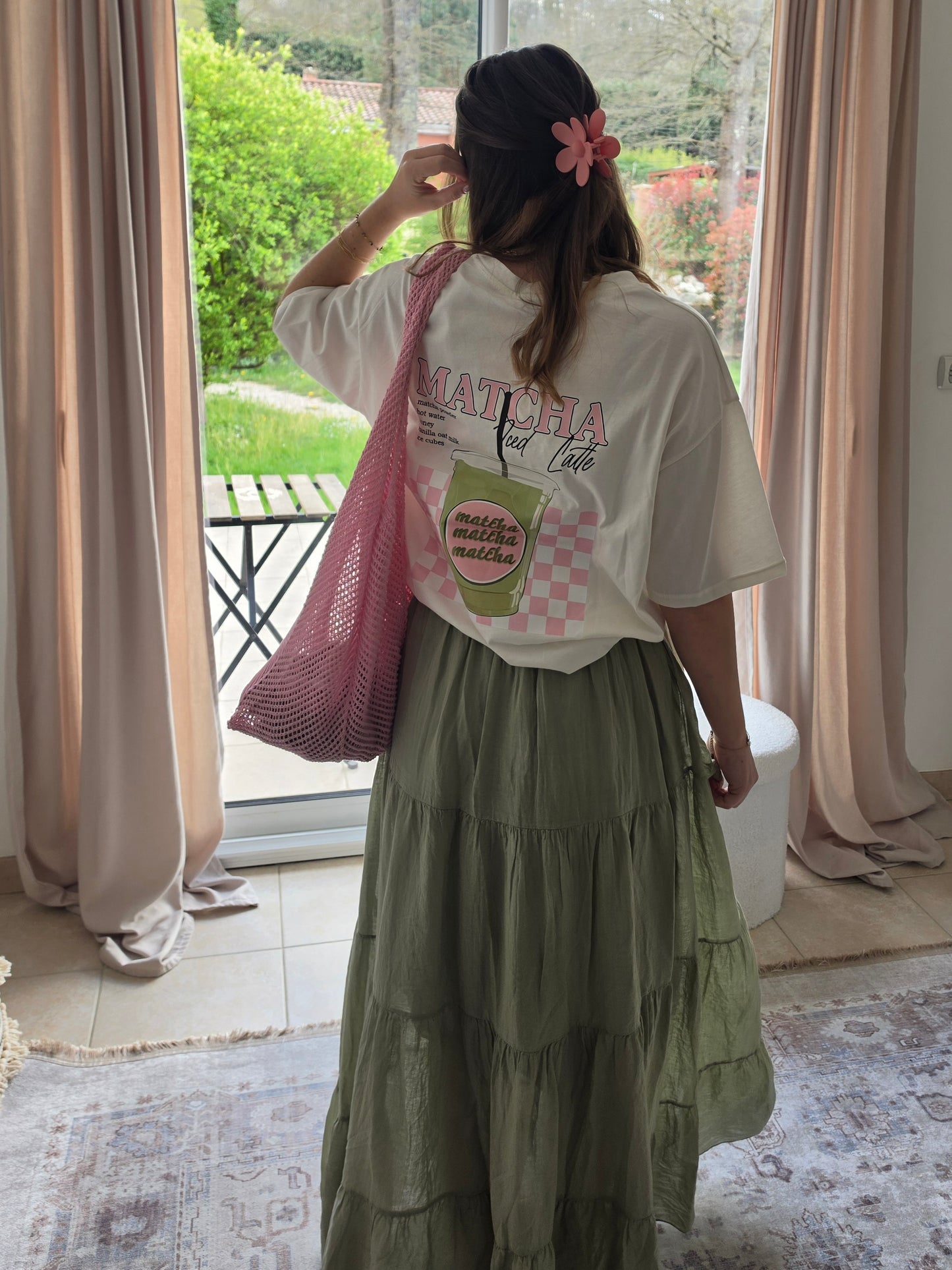 Jupe longue kaki - Violette concept store