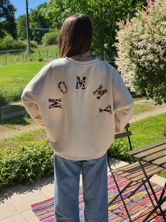 Sweat Mommy léopard - Violette concept store