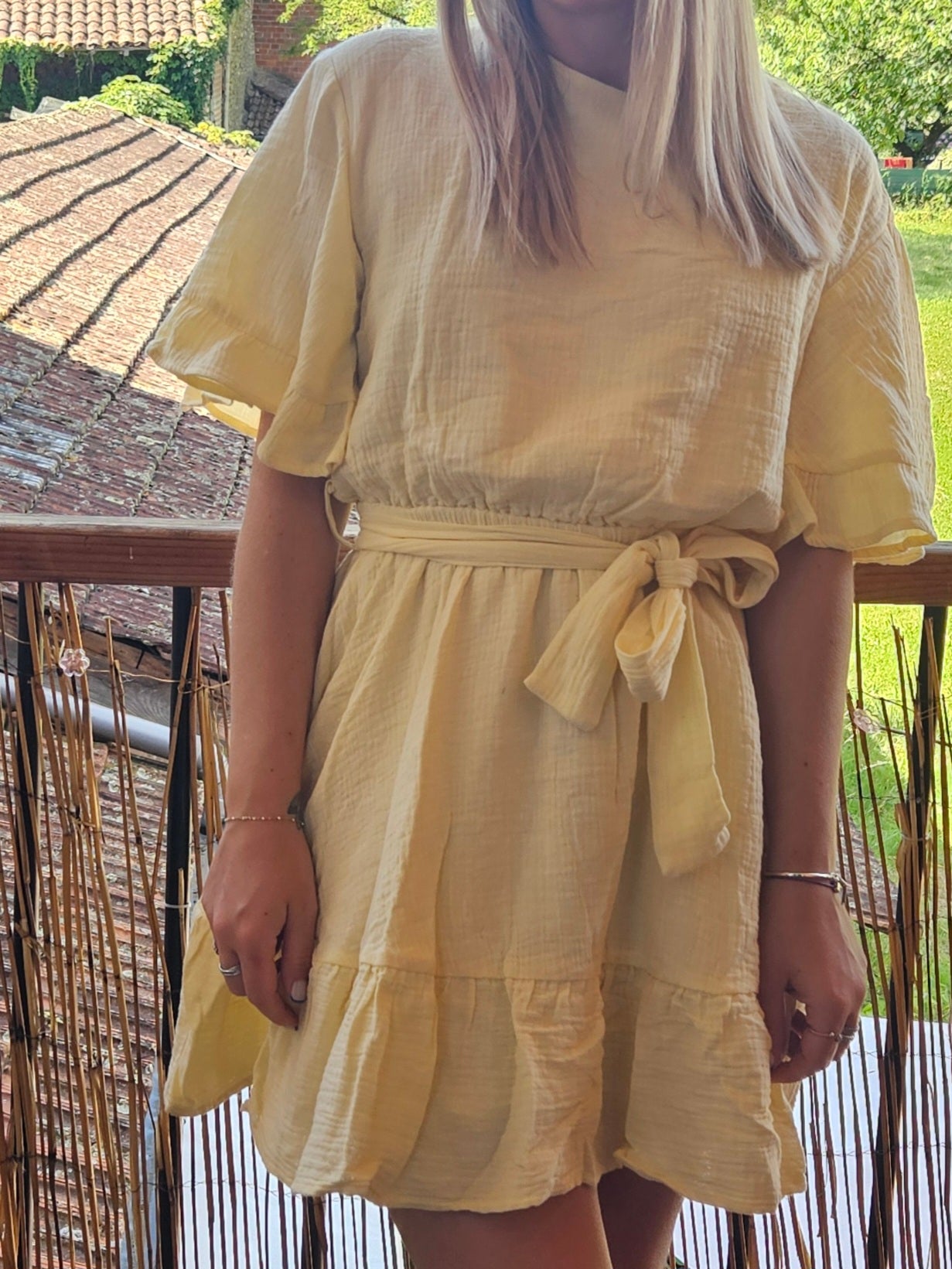 Robe jaune