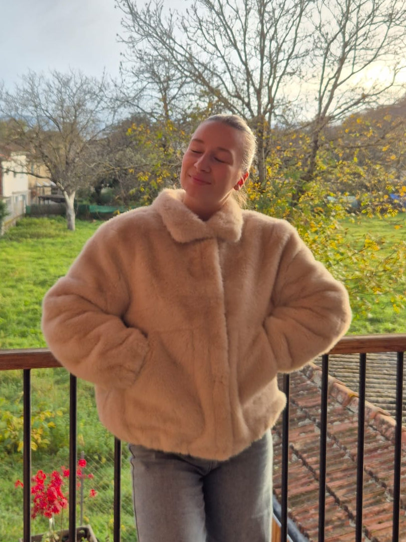 Veste fausse fourrure - Violette concept store