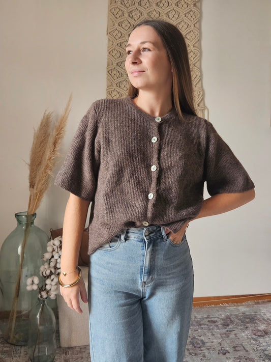 Gilet noisette