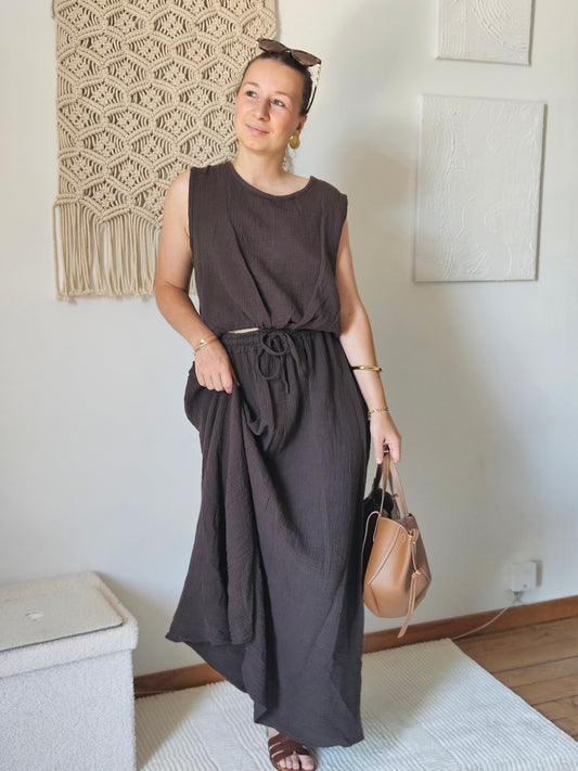 Ensemble bohème chocolat