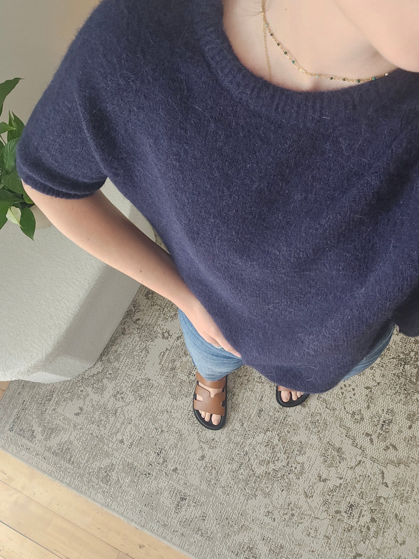 Pull bleu marine