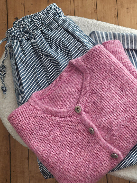 Gilet rose fuchsia - Violette concept store
