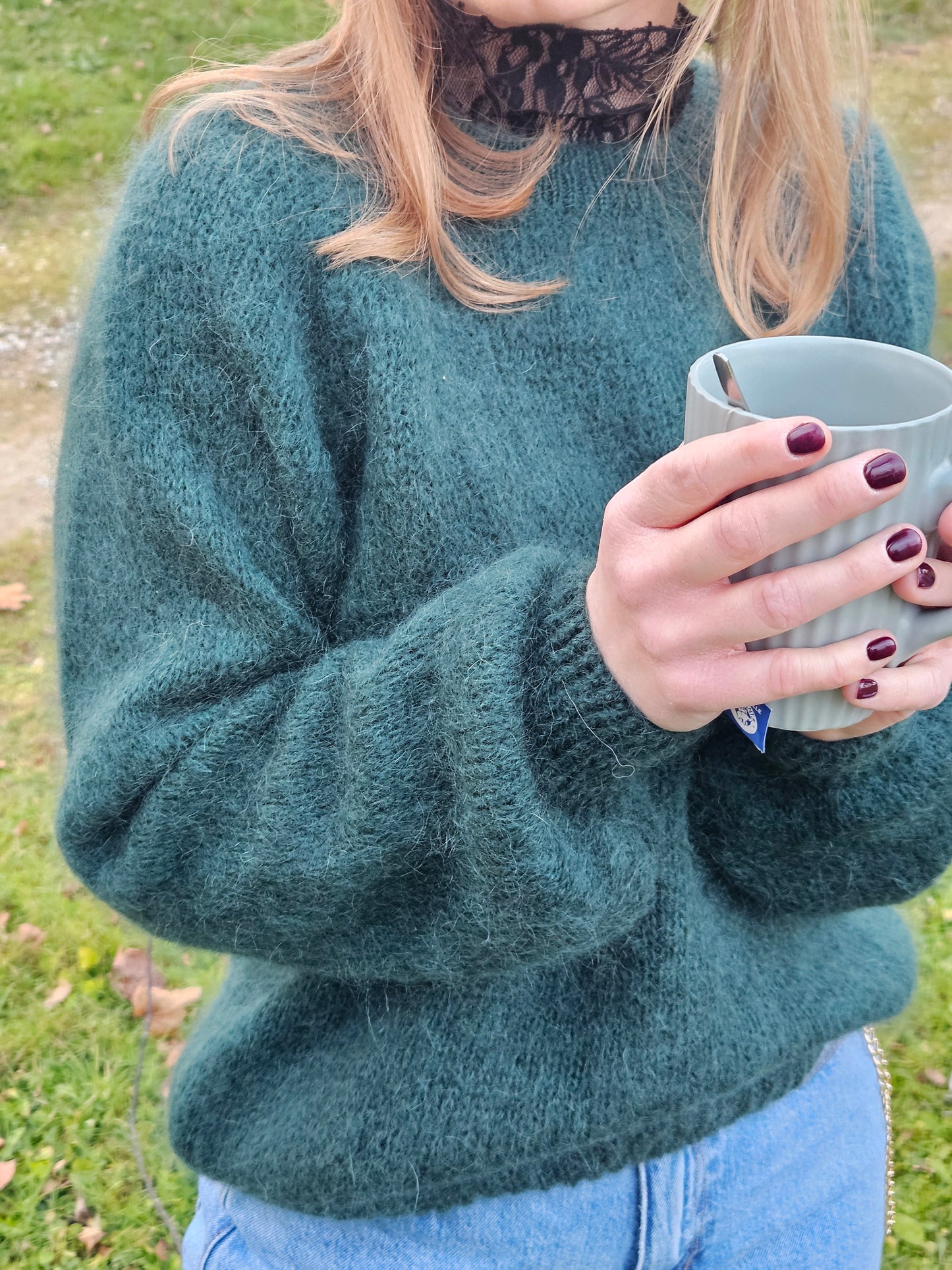 Pull en Mohair - Kaki - Violette concept store