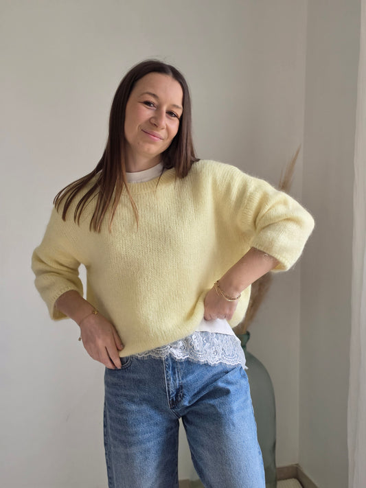 Pull jaune - Violette concept store
