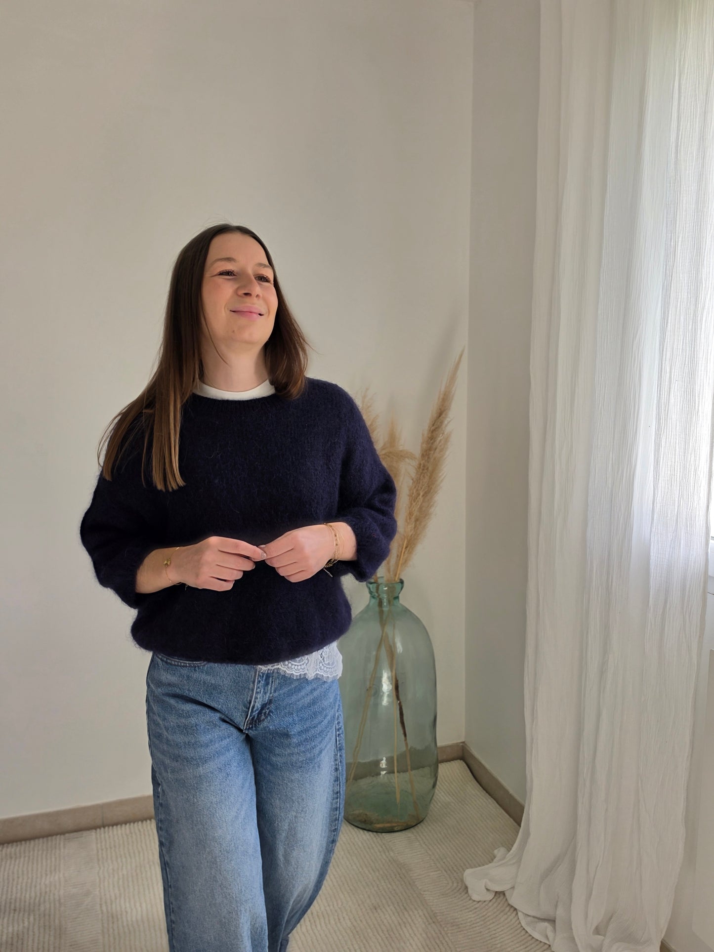 Pull bleu marine - Violette concept store