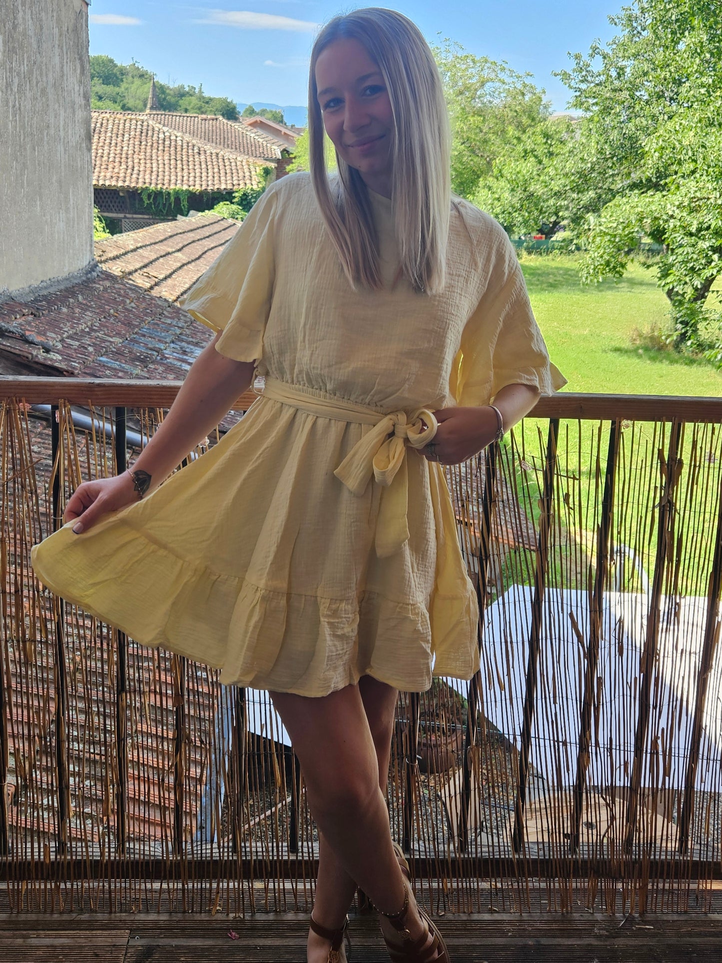 Robe jaune