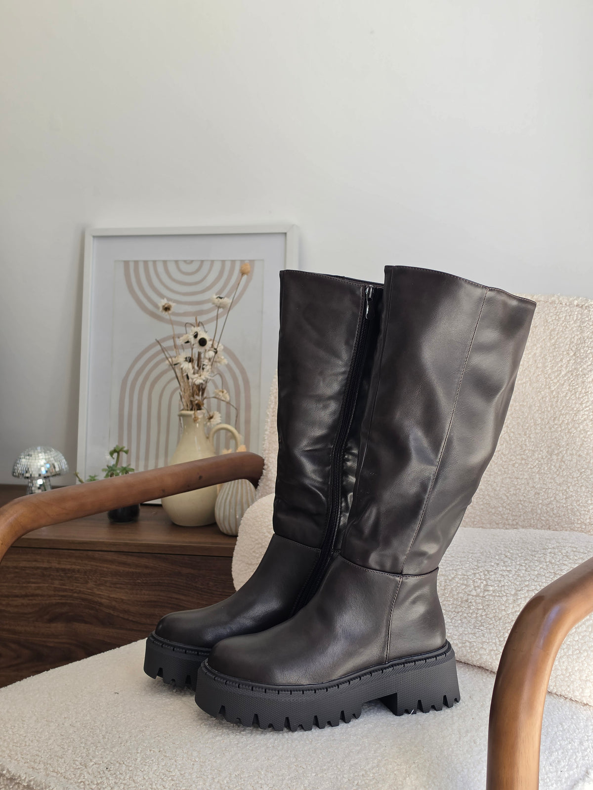 Bottes marron chocolat