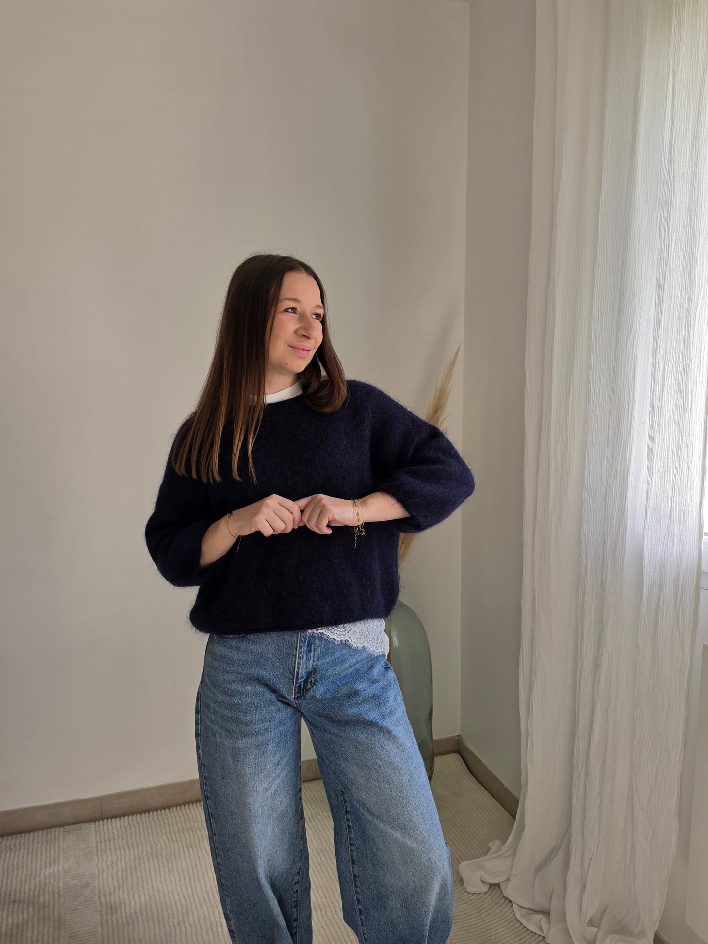 Pull bleu marine - Violette concept store